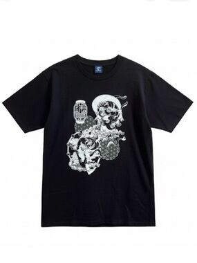 Hikeshi Spirit Black Graphic T-Shirt Men’s Size XL Excellent Condition!